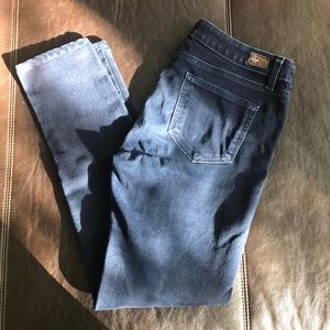 Dark Blue Paige Peg Skinny Jeans
